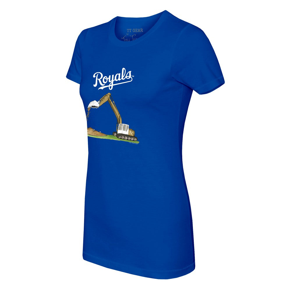 Kansas City Royals Tiny Turnip Women's Excavator T-Shirt Royal