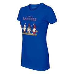 Texas Rangers Tiny Turnip Women's Gnomes T-Shirt Royal