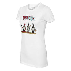 Arizona Diamondbacks Tiny Turnip Women's Gnomes T-Shirt White