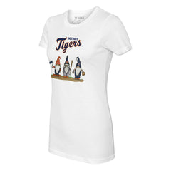 Detroit Tigers Tiny Turnip Women's Gnomes T-Shirt White