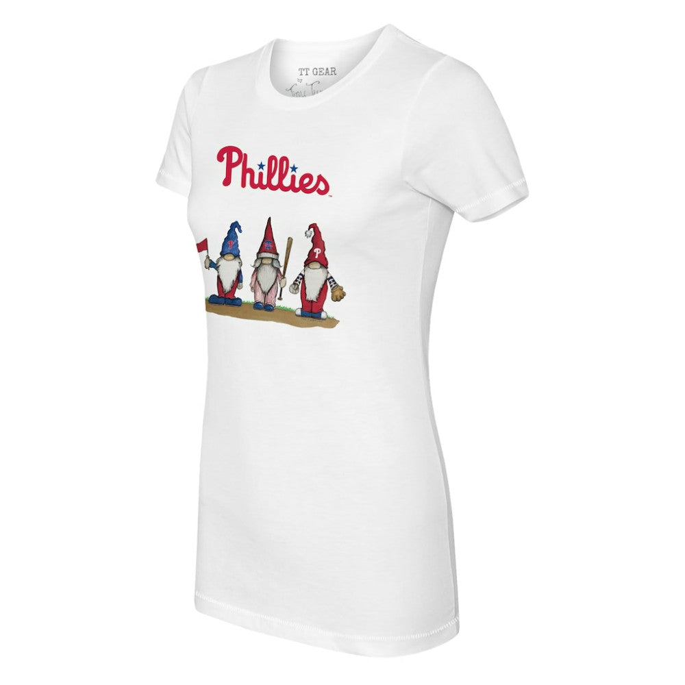 Philadelphia Phillies Tiny Turnip Women's Gnomes T-Shirt White