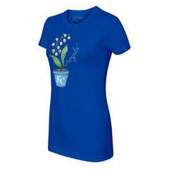 Kansas City Royals Tiny Turnip Women's Lilies & Ladybugs T-Shirt Royal