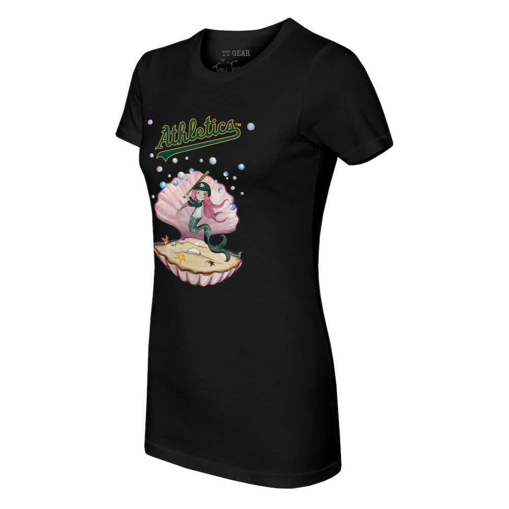 Athletics Tiny Turnip Women's Mermaid T-Shirt Black