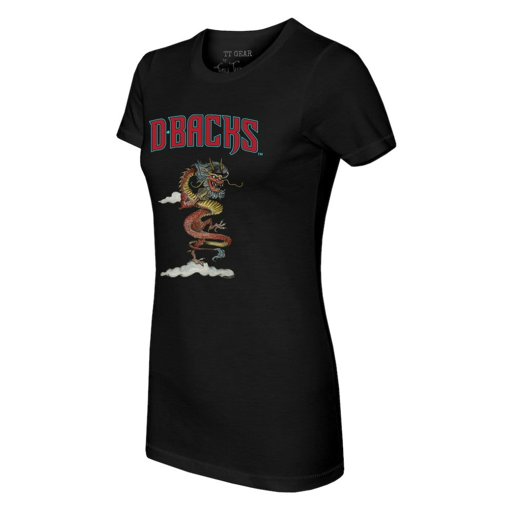 Arizona Diamondbacks Tiny Turnip Women's 2024 Year of the Dragon T-Shirt Black
