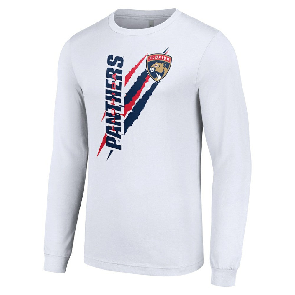 Florida Panthers Starter Color Scratch Long-Sleeve T-Shirt - White T-shirts