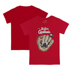 St. Louis Cardinals Tiny Turnip Youth Butterfly Glove T-Shirt Red