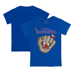 Texas Rangers Tiny Turnip Youth Butterfly Glove T-Shirt Royal
