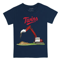 Minnesota Twins Tiny Turnip Youth Excavator T-Shirt Navy