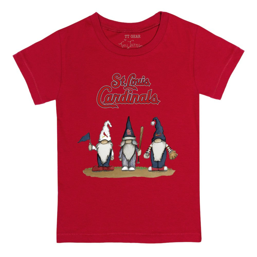St. Louis Cardinals Tiny Turnip Youth Gnomes T-Shirt Red
