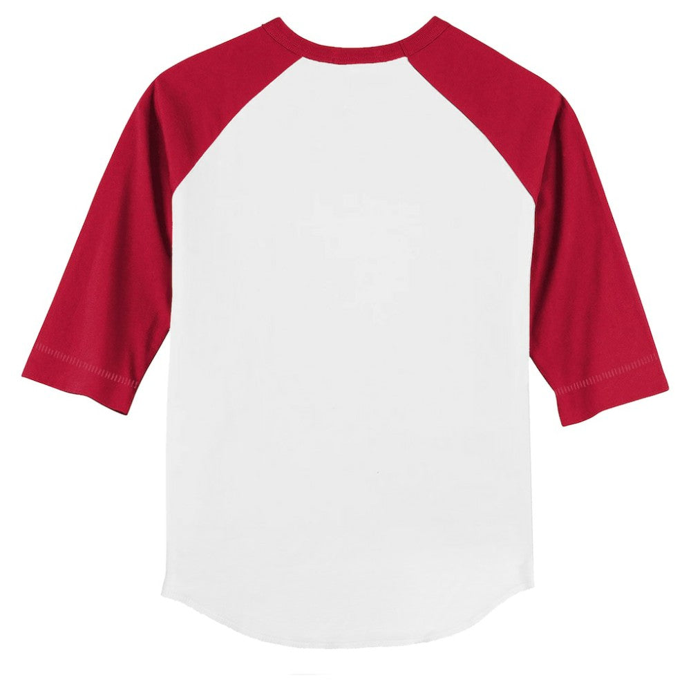 Philadelphia Phillies Tiny Turnip Youth Mermaid 3/4-Sleeve Raglan T-Shirt White/Red