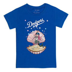 Los Angeles Dodgers Tiny Turnip Youth Mermaid T-Shirt Royal