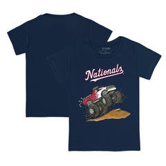 Washington Nationals Tiny Turnip Youth Monster Truck T-Shirt Navy