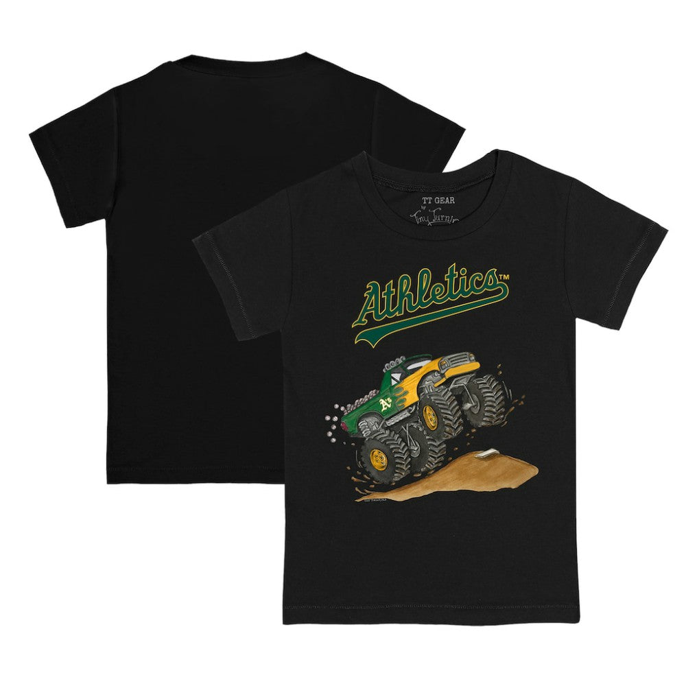 Athletics Tiny Turnip Youth Monster Truck T-Shirt Black
