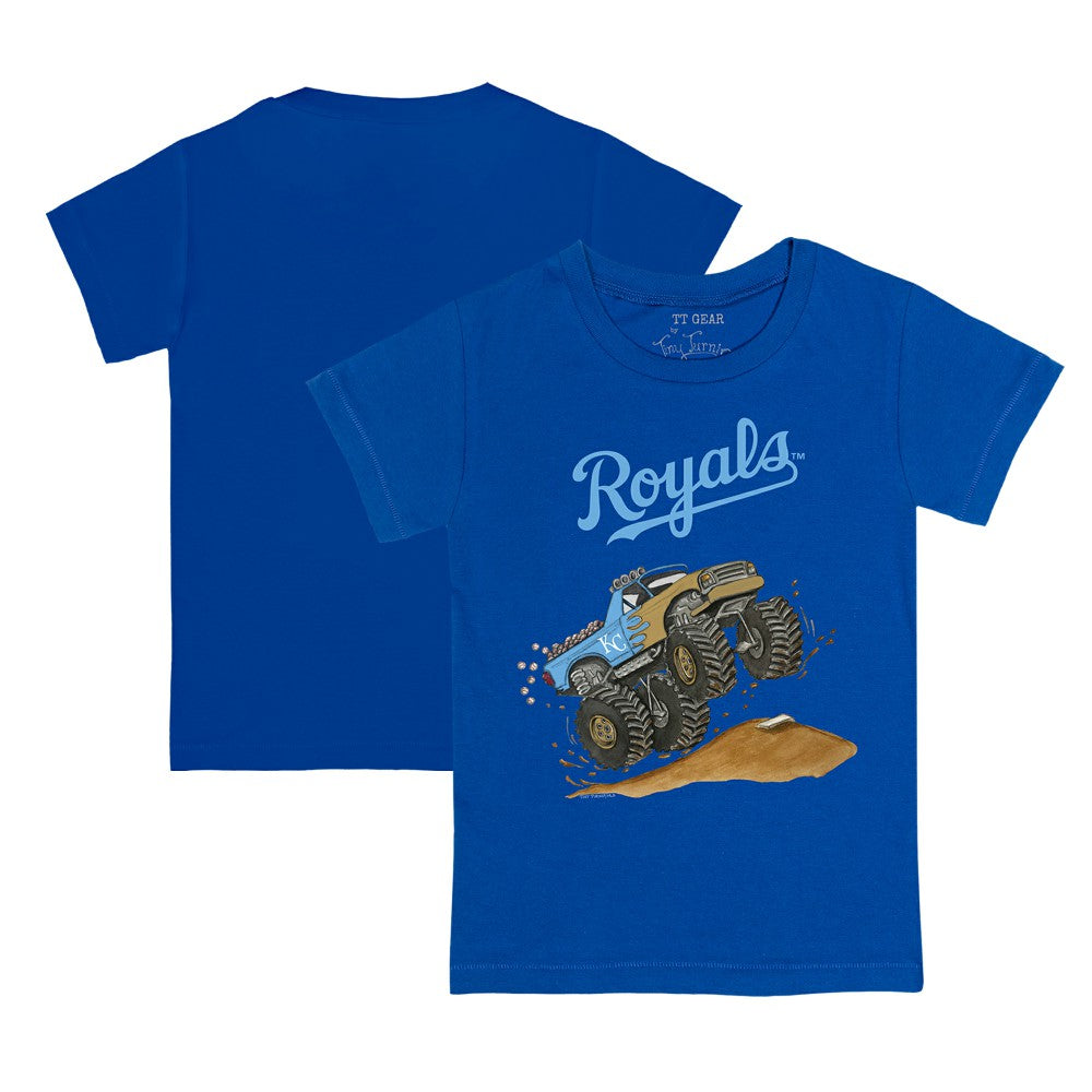 Kansas City Royals Tiny Turnip Youth Monster Truck T-Shirt Royal
