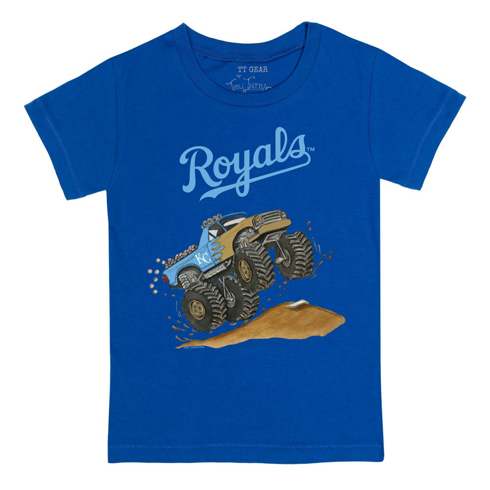 Kansas City Royals Tiny Turnip Youth Monster Truck T-Shirt Royal