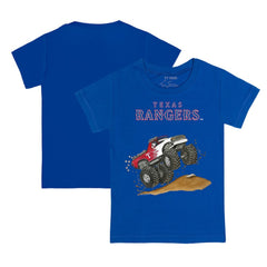 Texas Rangers Tiny Turnip Youth Monster Truck T-Shirt Royal