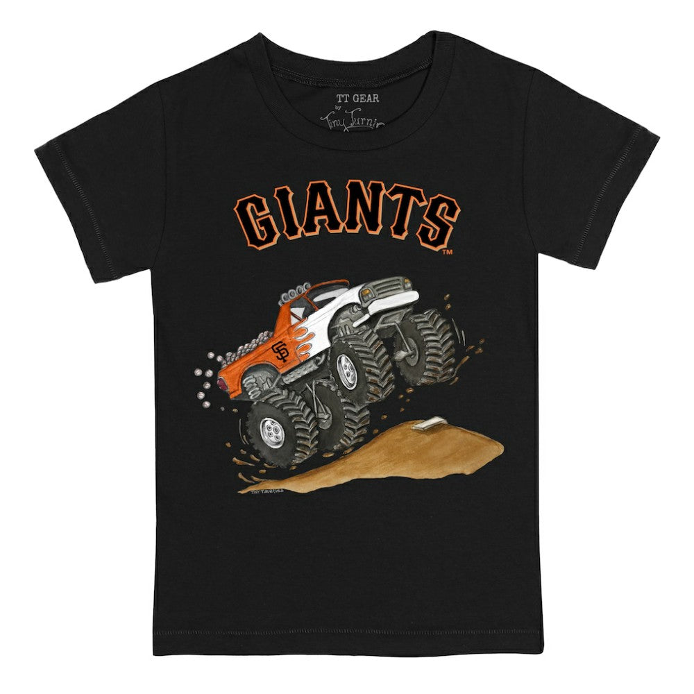 San Francisco Giants Tiny Turnip Youth Monster Truck T-Shirt Black