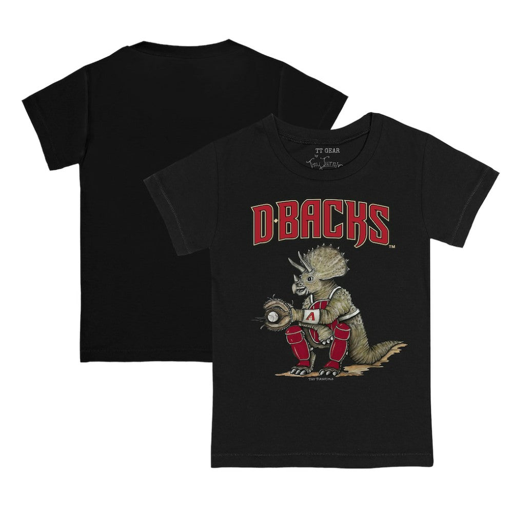 Arizona Diamondbacks Tiny Turnip Youth Triceratops T-Shirt Black