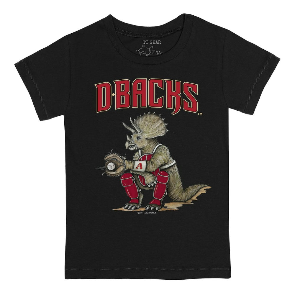 Arizona Diamondbacks Tiny Turnip Youth Triceratops T-Shirt Black