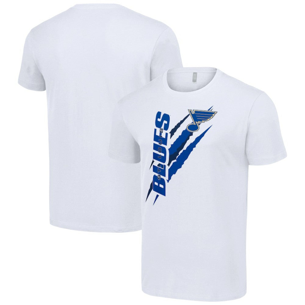 St. Louis Blues Starter Color Scratch T-Shirt - White T-shirts