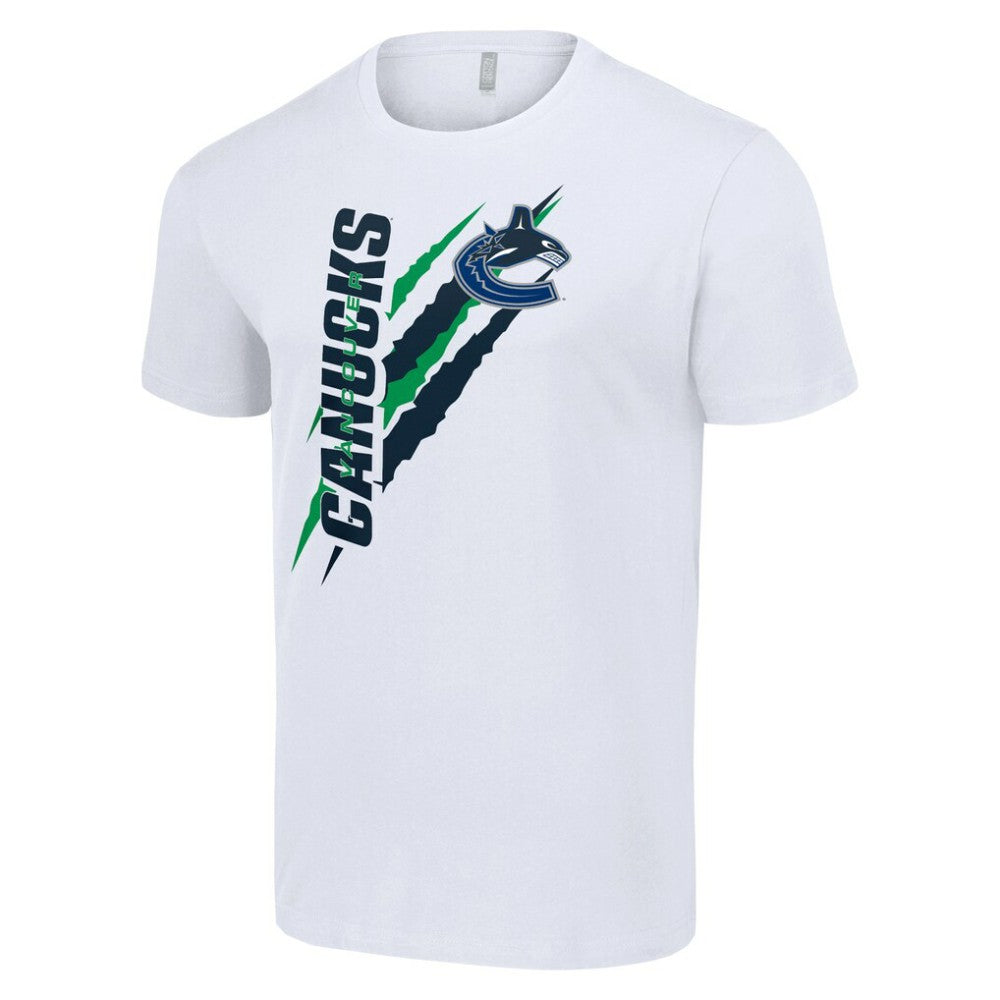 Vancouver Canucks Starter Color Scratch T-Shirt - White T-shirts