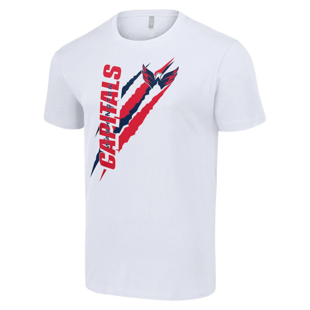 Washington Capitals Starter Color Scratch T-Shirt - White T-shirts