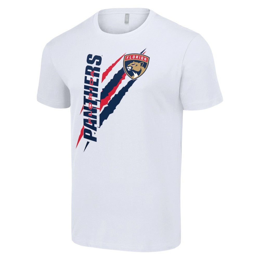 Florida Panthers Starter Color Scratch T-Shirt - White T-shirts