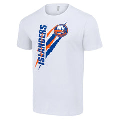 New York Islanders Starter Color Scratch T-Shirt - White T-shirts