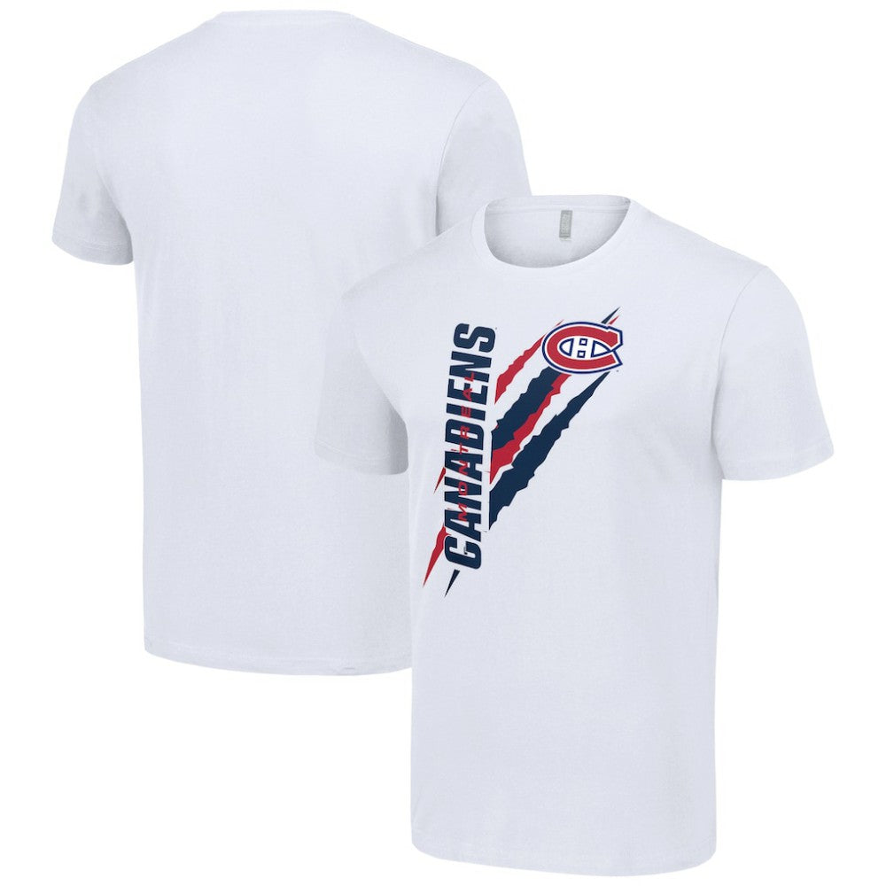 Montreal Canadiens Starter Color Scratch T-Shirt - White T-shirts