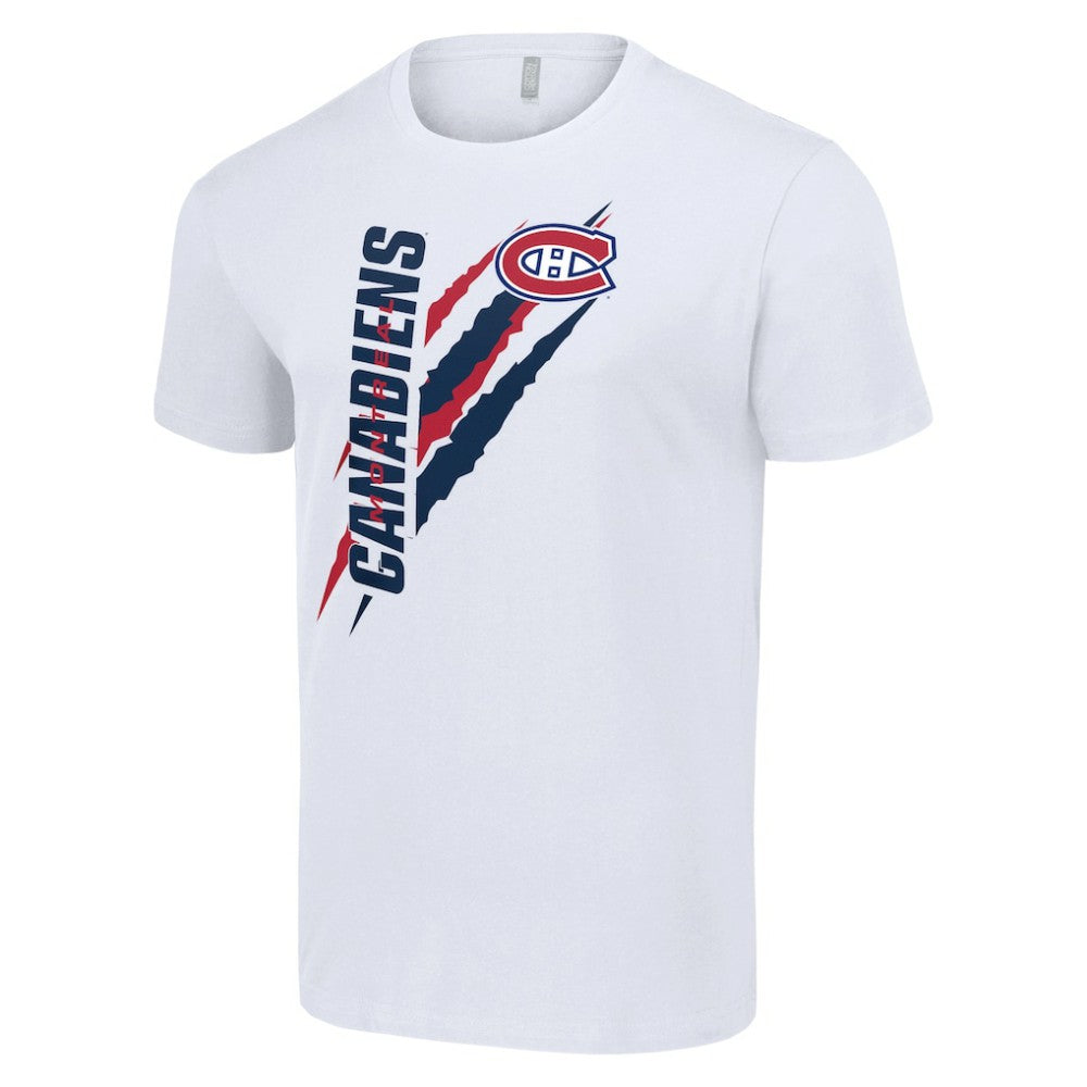 Montreal Canadiens Starter Color Scratch T-Shirt - White T-shirts