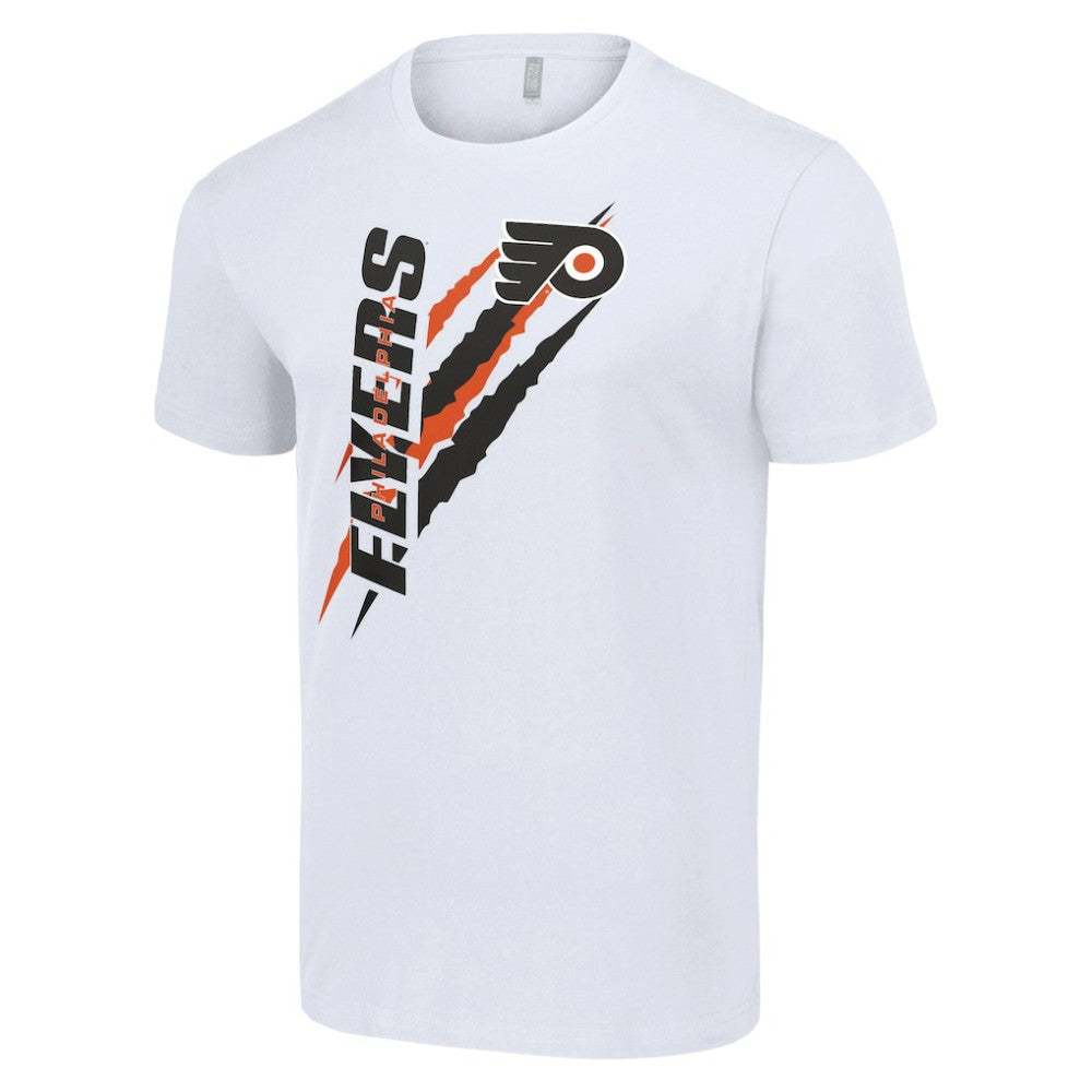 Philadelphia Flyers Starter Color Scratch T-Shirt - White T-shirts
