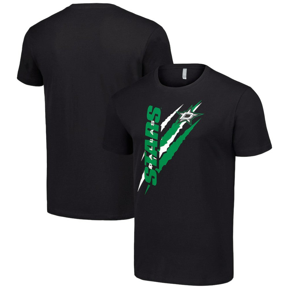 Dallas Stars Starter Color Scratch T-Shirt - Black T-shirts