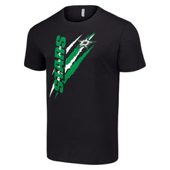 Dallas Stars Starter Color Scratch T-Shirt - Black T-shirts