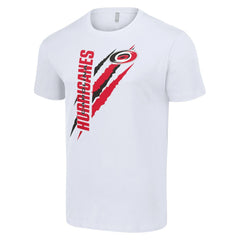 Carolina Hurricanes Starter Color Scratch T-Shirt - White T-shirts