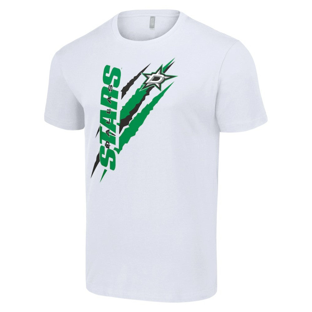 Dallas Stars Starter Color Scratch T-Shirt - White T-shirts