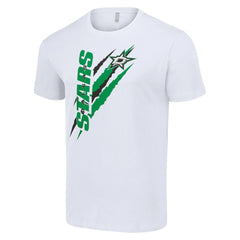 Dallas Stars Starter Color Scratch T-Shirt - White T-shirts