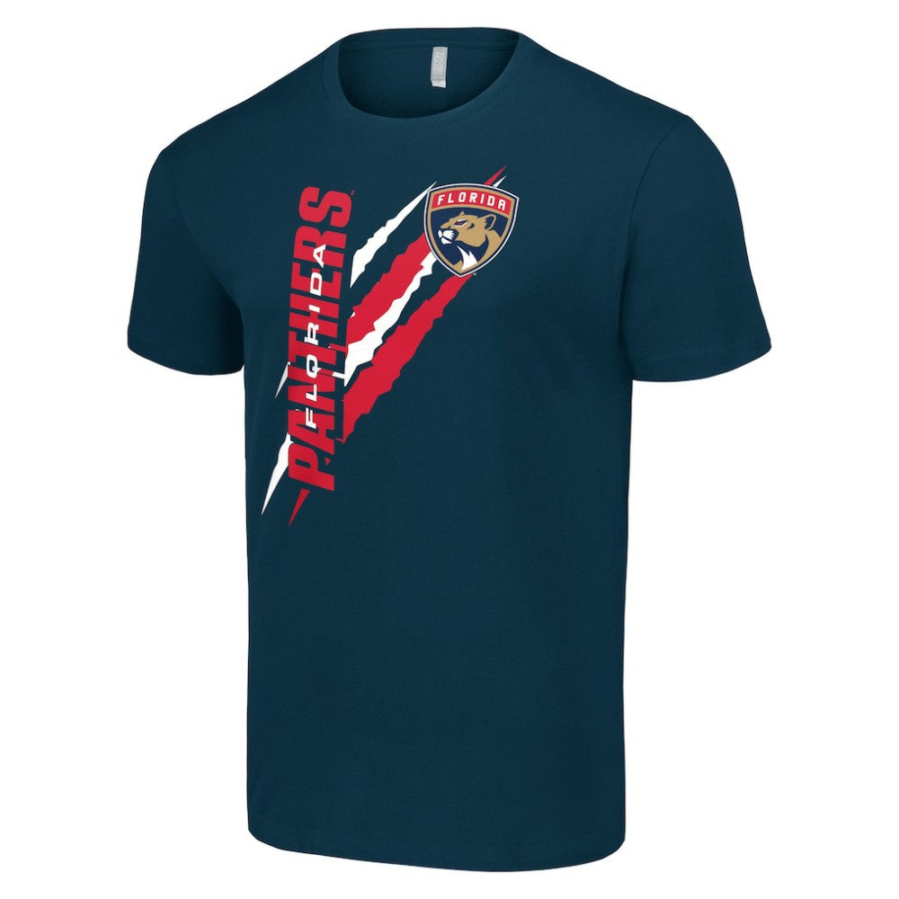 Florida Panthers Starter Color Scratch T-Shirt - Navy T-shirts