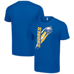 Buffalo Sabres Starter Color Scratch T-Shirt - Royal T-shirts