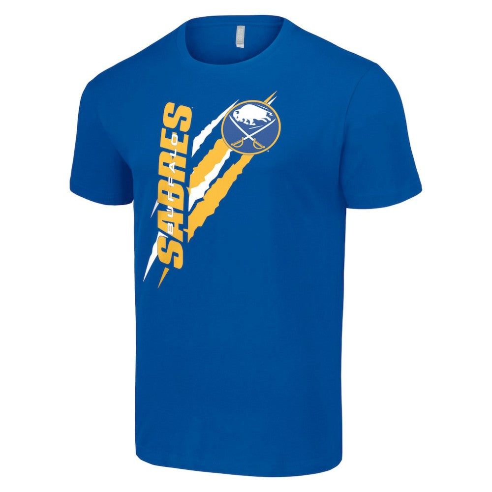 Buffalo Sabres Starter Color Scratch T-Shirt - Royal T-shirts