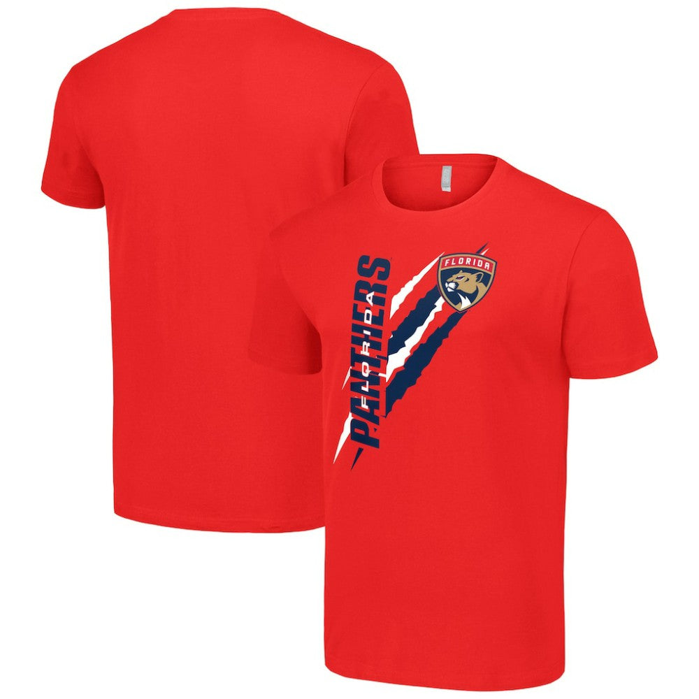 Florida Panthers Starter Color Scratch T-Shirt - Red T-shirts