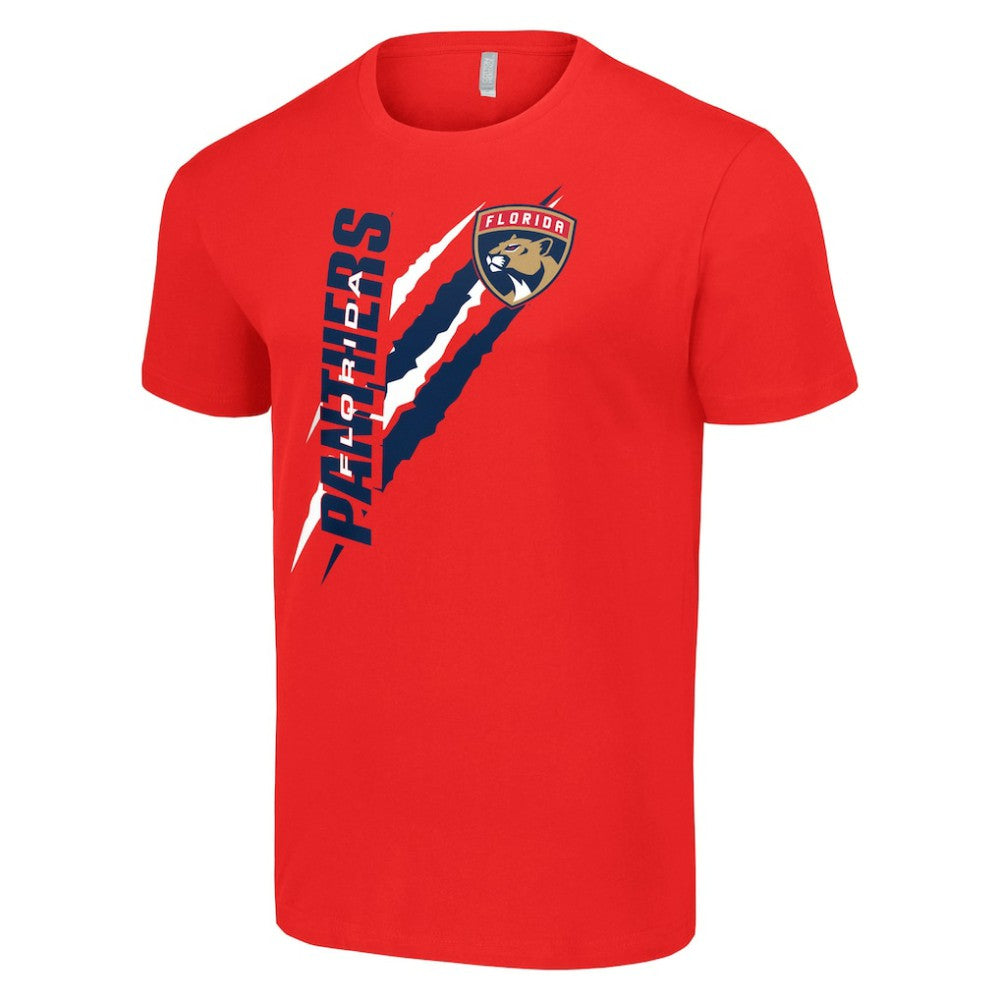 Florida Panthers Starter Color Scratch T-Shirt - Red T-shirts