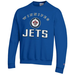 Winnipeg Jets Champion Eco Powerblend Crewneck Sweatshirt - Royal Sweatshirts