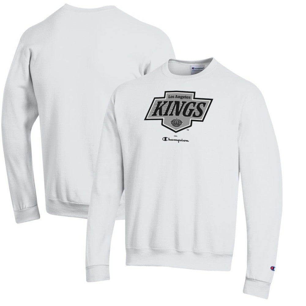 Los Angeles Kings Champion Eco Powerblend Crewneck Sweatshirt - White Sweatshirts