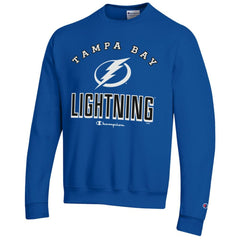 Tampa Bay Lightning Champion Eco Powerblend Crewneck Sweatshirt - Royal Sweatshirts