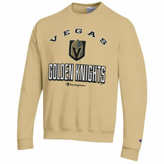 Vegas Golden Knights Champion Eco Powerblend Crewneck Sweatshirt - Yellow Sweatshirts