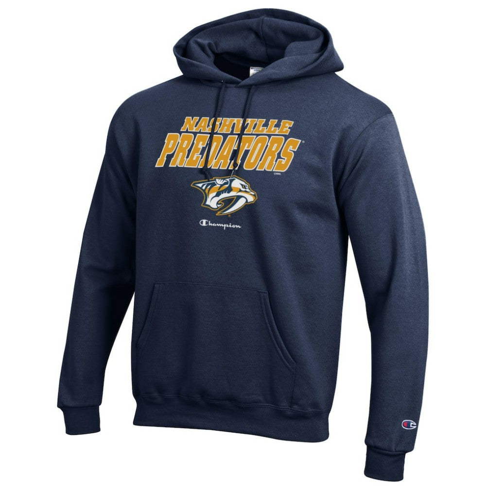 Nashville Predators Champion Eco Powerblend Pullover Hoodie - Navy Hoodies