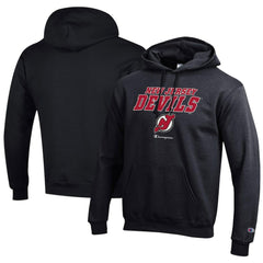 New Jersey Devils Champion Eco Powerblend Pullover Hoodie - Black Jerseys