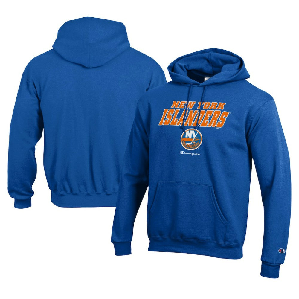 New York Islanders Champion Eco Powerblend Pullover Hoodie - Royal Hoodies