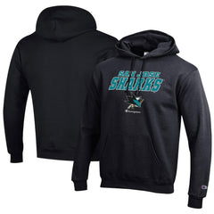 San Jose Sharks Champion Eco Powerblend Pullover Hoodie - Black Hoodies