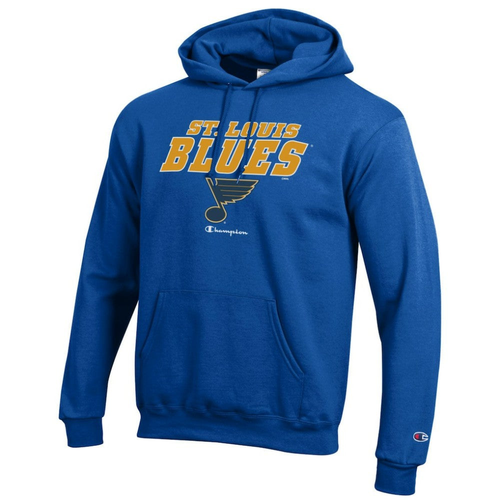 St. Louis Blues Champion Eco Powerblend Pullover Hoodie - Royal Hoodies